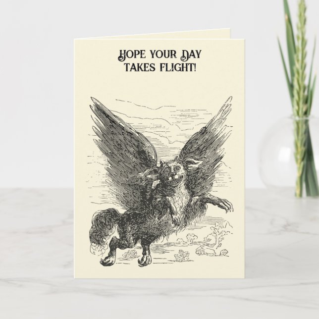Caacrinolaas A Griffin-Winged Demon Dog Card (Front)