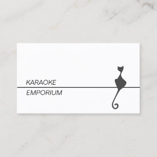 CAat for entertainment Business Card