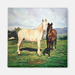 Caballos/Cabalos/Horses Magnet