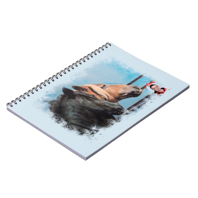 Caballos/Cabalos/Horses Notebook (Left Side)