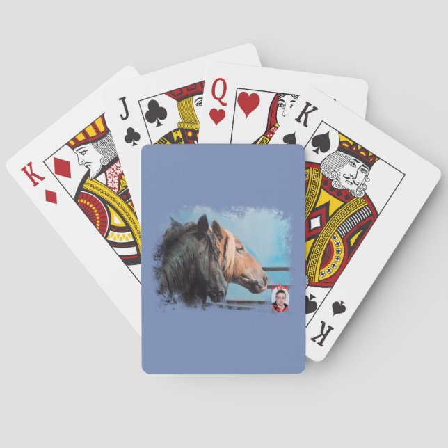 Caballos/Cabalos/Horses Playing Cards (Back)