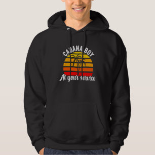 Cabana Boy At Your Services Bartender Hoodie