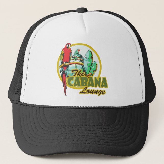 Cabana Lounge Trucker Hat (Front)