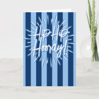 Cabana Stripes "Hip Hip Hooray" Burst in Blue