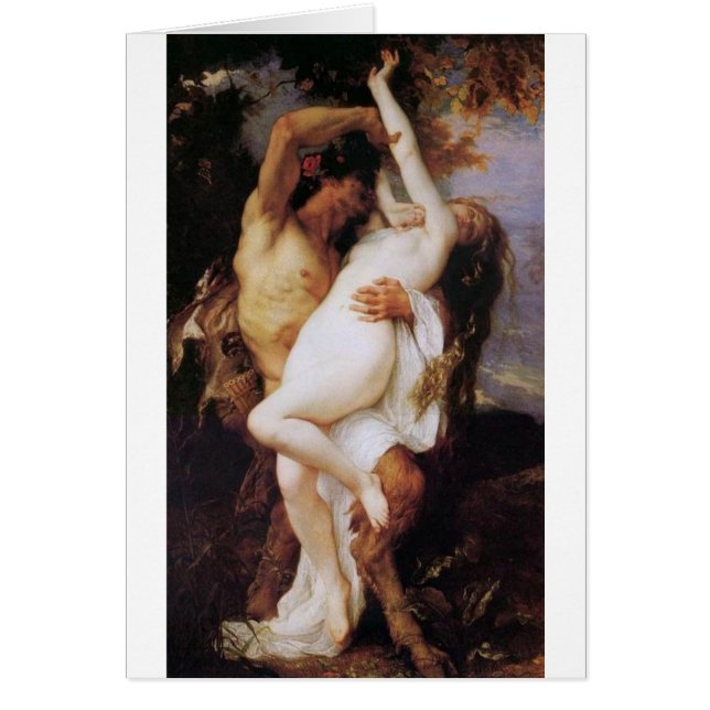 Cabanel  Alexandre  Nymphe  et  Satyr  1860 (Front)