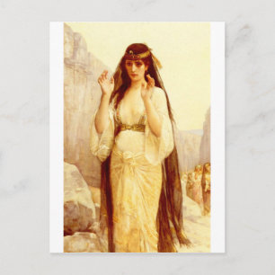Cabanel Alexandre The Daughter Of Jephthah 1879 Postcard