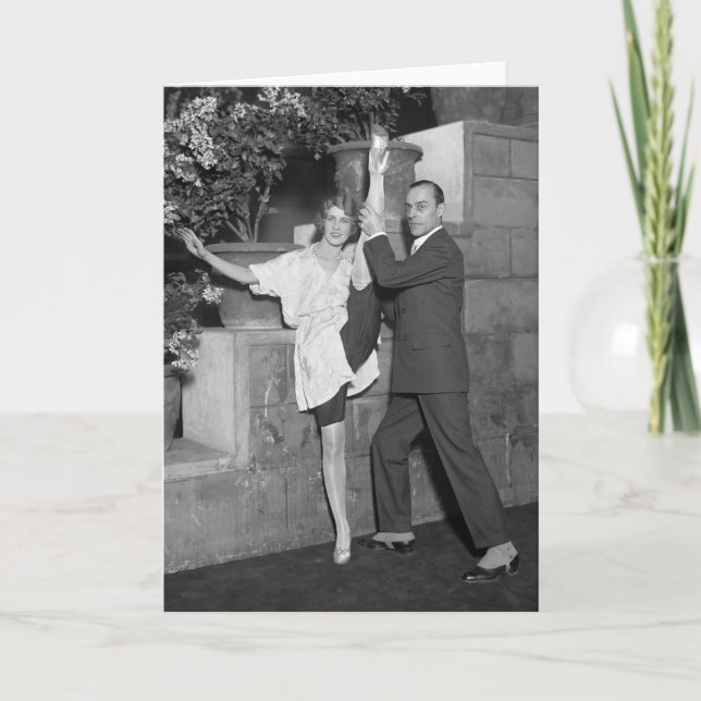 Cabaret Dance Team, 1920s Card (Front)