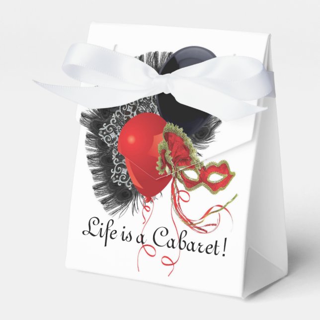 Cabaret Favour Box (Front Side)