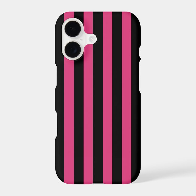 Cabaret Red Fuchsia And Vertical Black Stripes S4 (Back)