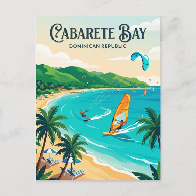 Cabarete Bay Dominican Republic Postcard (Front)