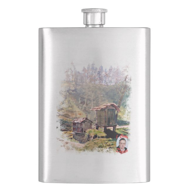 Cabazos Hip Flask (Front)