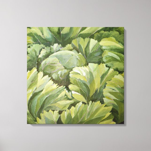 Cabbage 2013 canvas print (Front)