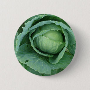 Cabbage 6 Cm Round Badge