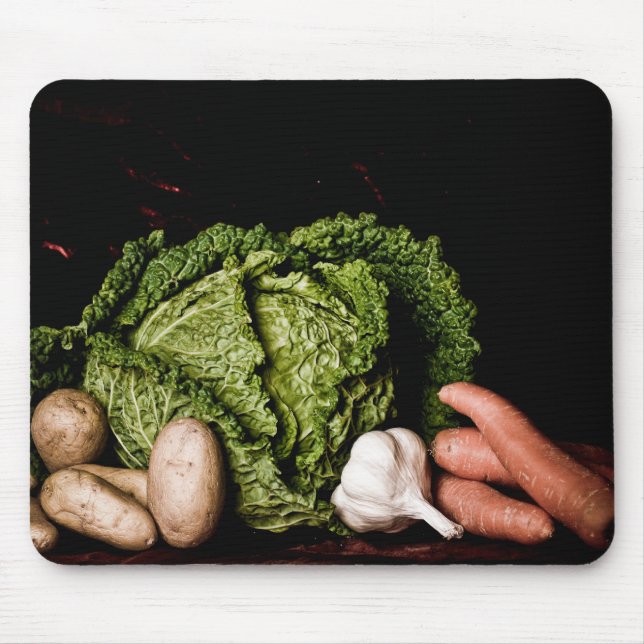 cabbage and vegetables mouse pad (Front)