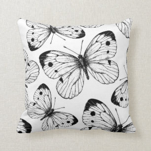 Cabbage butterfly pattern cushion