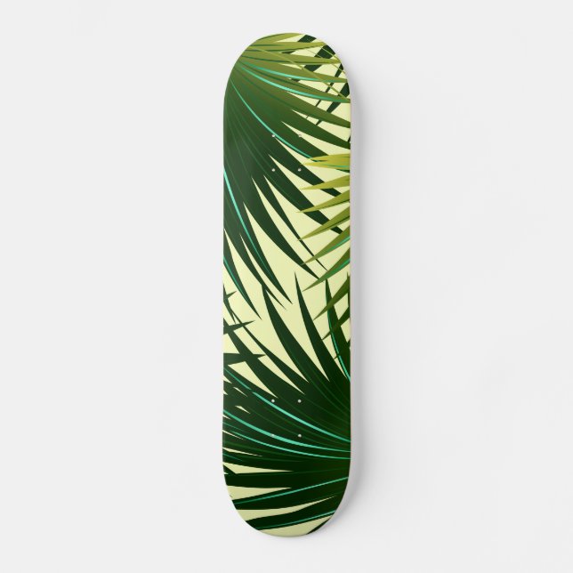 Cabbage palm leaf skateboard (Front)