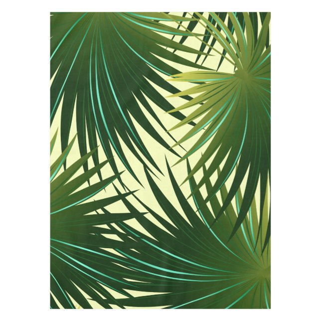 Cabbage palm leaf tablecloth (Front)