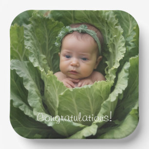 Cabbage Patch Baby Paper Plate
