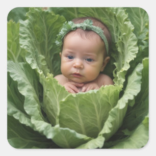 Cabbage Patch Baby Square Sticker