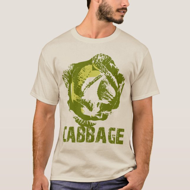 Cabbage Pop Art T-Shirt (Front)
