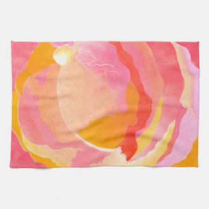 Cabbage Rose III Tea Towel