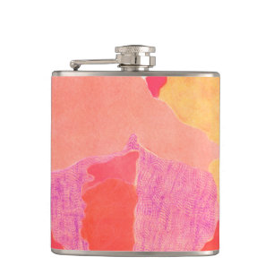 Cabbage Rose IV Hip Flask
