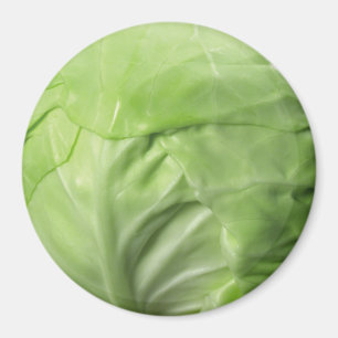 Cabbage Standard, 2¼ Inch Round Magnet