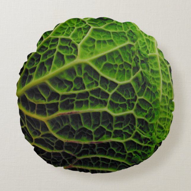 CABBAGE THROW PILLOW (Front)