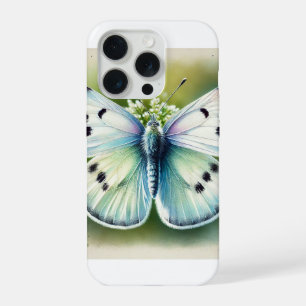 Cabbage White Butterfly 060824IREF203 - Watercolor iPhone 15 Pro Case