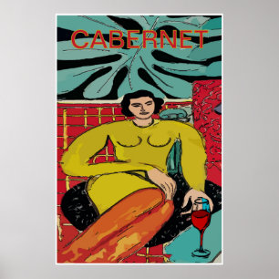 Cabernet Maid, Wine Poster