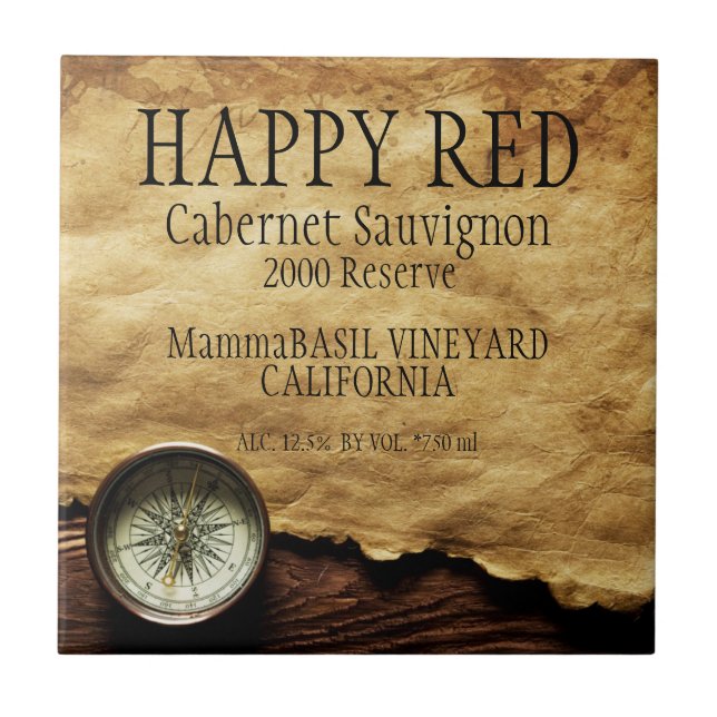 Cabernet Sauvignon Tile! Tile (Front)