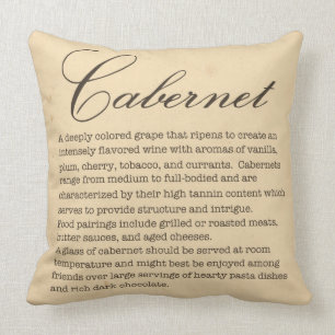 Cabernet Wine Pillow