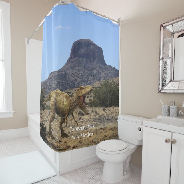 Cabezon Peak, New Mexico Shower Curtain (In Situ)