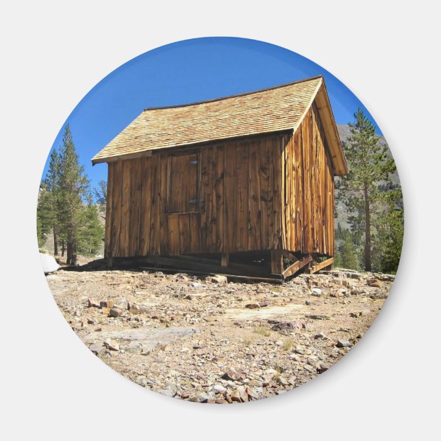 Cabin at Bennettville, Tioga Pass, CA Magnet (Front)