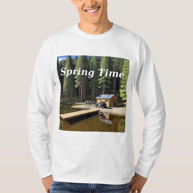 Cabin ATV Vacation T-Shirt (Front)
