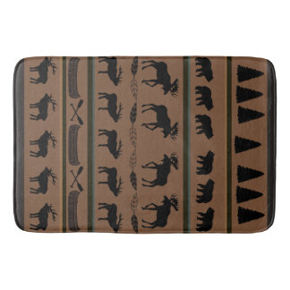Cabin Blanket Design by Leslie Harlow Bath Mat