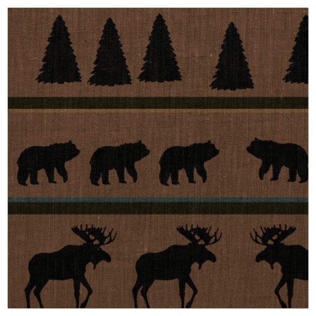 Cabin Blanket Design Fabric by Leslie Harlow (Swatch)