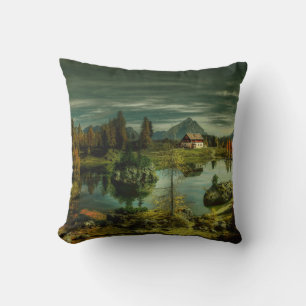 Cabin by the Lake Cushion