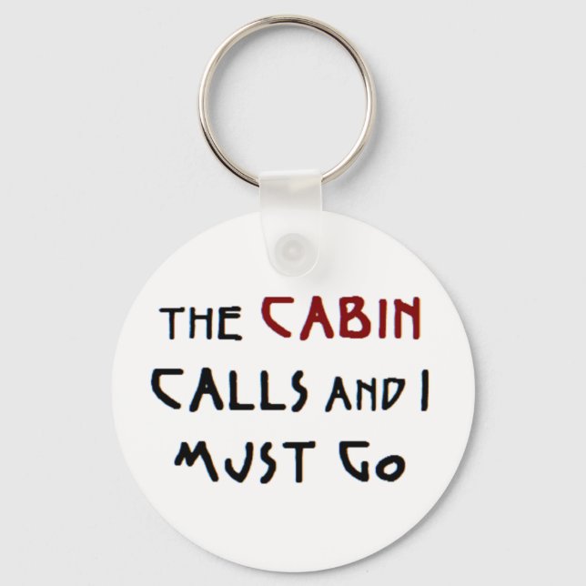 cabin calls key ring (Front)