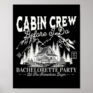Cabin Crew Before I Do Camp Bach Bachelorette Part Poster