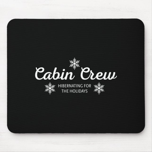 Cabin Crew Christmas Pjs Family Christmas Pajamas  Mouse Pad (Front)