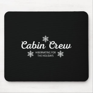 Cabin Crew Christmas Pjs Family Christmas Pajamas  Mouse Pad