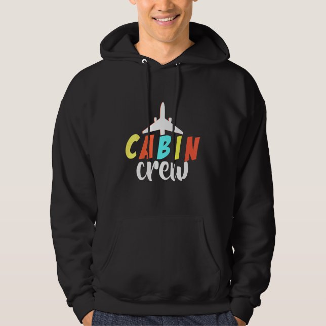 Cabin Crew Flight Attendant Hoodie (Front)