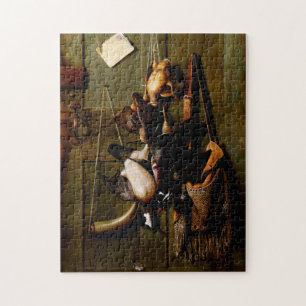Cabin Door Still Life painting Jigsaw Puzzle