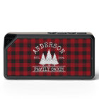 Cabin Family Name Pines Red Buffalo Plaid