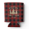 Cabin Family Name Red Black Buffalo Check Plaid