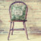 Cabin Forest Animals Green Pattern