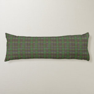 Cabin Forest Green Tartan Body Cushion