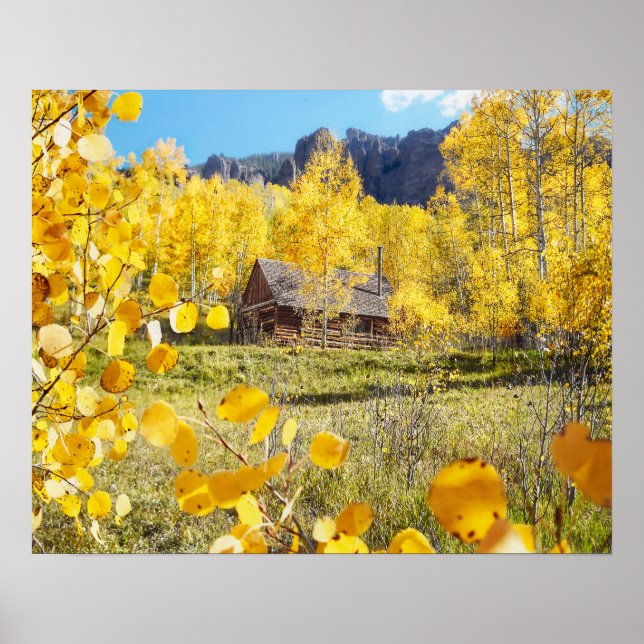 Cabin in Aspens Poster (Front)