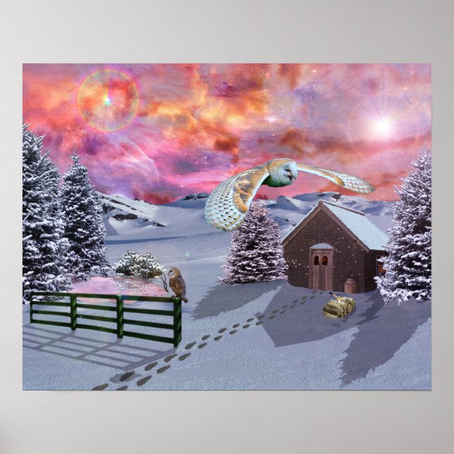 Cabin in the snow poster (Front)